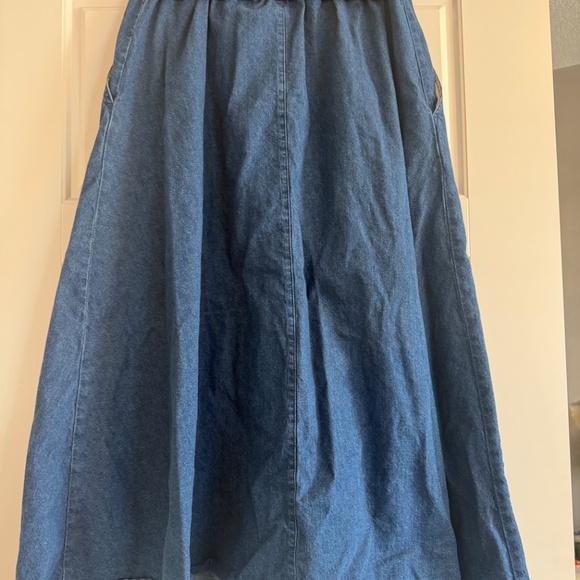 Vintage denim skirt - Picture 5 of 5